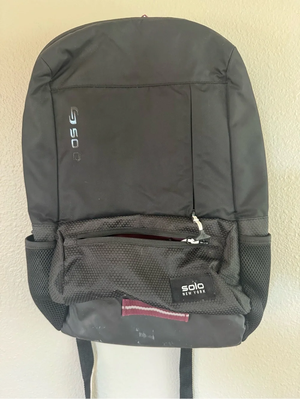 SOLO NEW YORK DRAFT BACKPACK  COLOR BLACK UNISEX